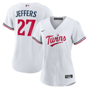 Women's Minnesota Twins Ryan Jeffers Nike White Home Replica Jersey