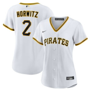 Women's Pittsburgh Pirates Spencer Horwitz Nike White Home Replica Jersey