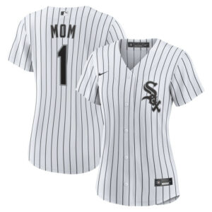 Women's Chicago White Sox Nike White #1 Mom Home Replica Jersey