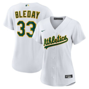 Women's Athletics JJ Bleday Nike White Home Replica Jersey