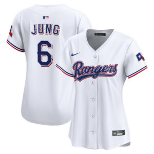 Women's Texas Rangers Josh Jung Nike White Home Limited Player Jersey