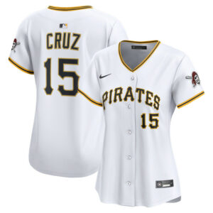 Women's Pittsburgh Pirates Oneil Cruz Nike White Home Limited Jersey