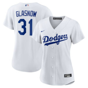 Women's Los Angeles Dodgers Tyler Glasnow Nike White Home Replica Jersey
