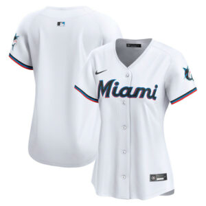Women's Miami Marlins Nike White Home Limited Jersey
