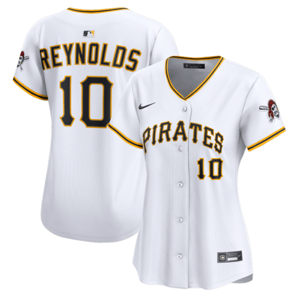 Women's Pittsburgh Pirates Bryan Reynolds Nike White Home Limited Jersey