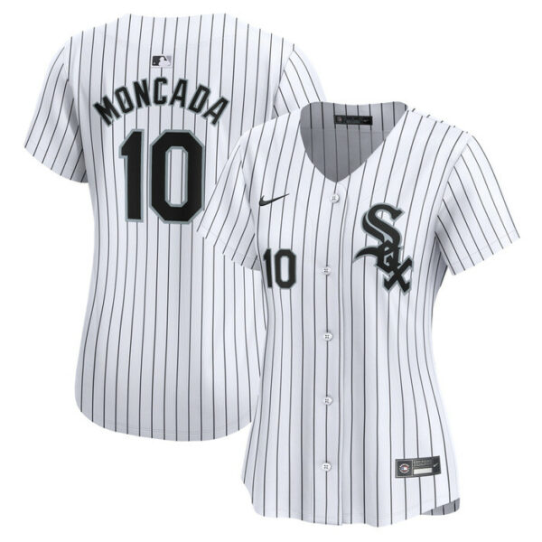 Women's Chicago White Sox Yoan Moncada Nike White Home Limited Player Jersey