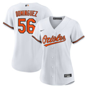 Women's Baltimore Orioles Seranthony Dominguez Nike White Home Replica Jersey
