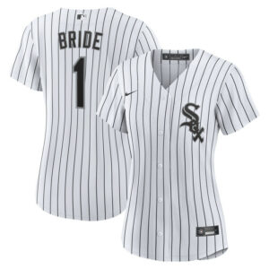 Women's Chicago White Sox Nike White #1 Bride Home Replica Jersey
