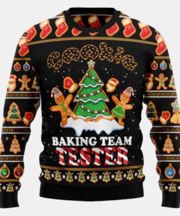 Gingerbread Tester Ugly Sweater - Christmas sweater gift