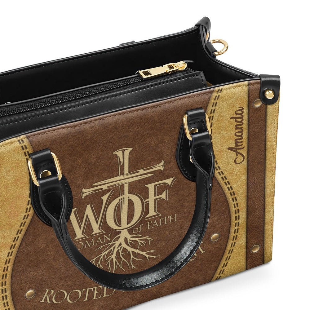 Personalized Christian Leather Bag, Woman Of Faith - Beautiful Personalized Lion Leather Handbag, Faith Handbag - Image 5