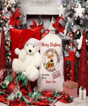 Reindeer Christmas Sack, Gift For Chidren, Christmas Bag Gift, Christmas Gift 2023