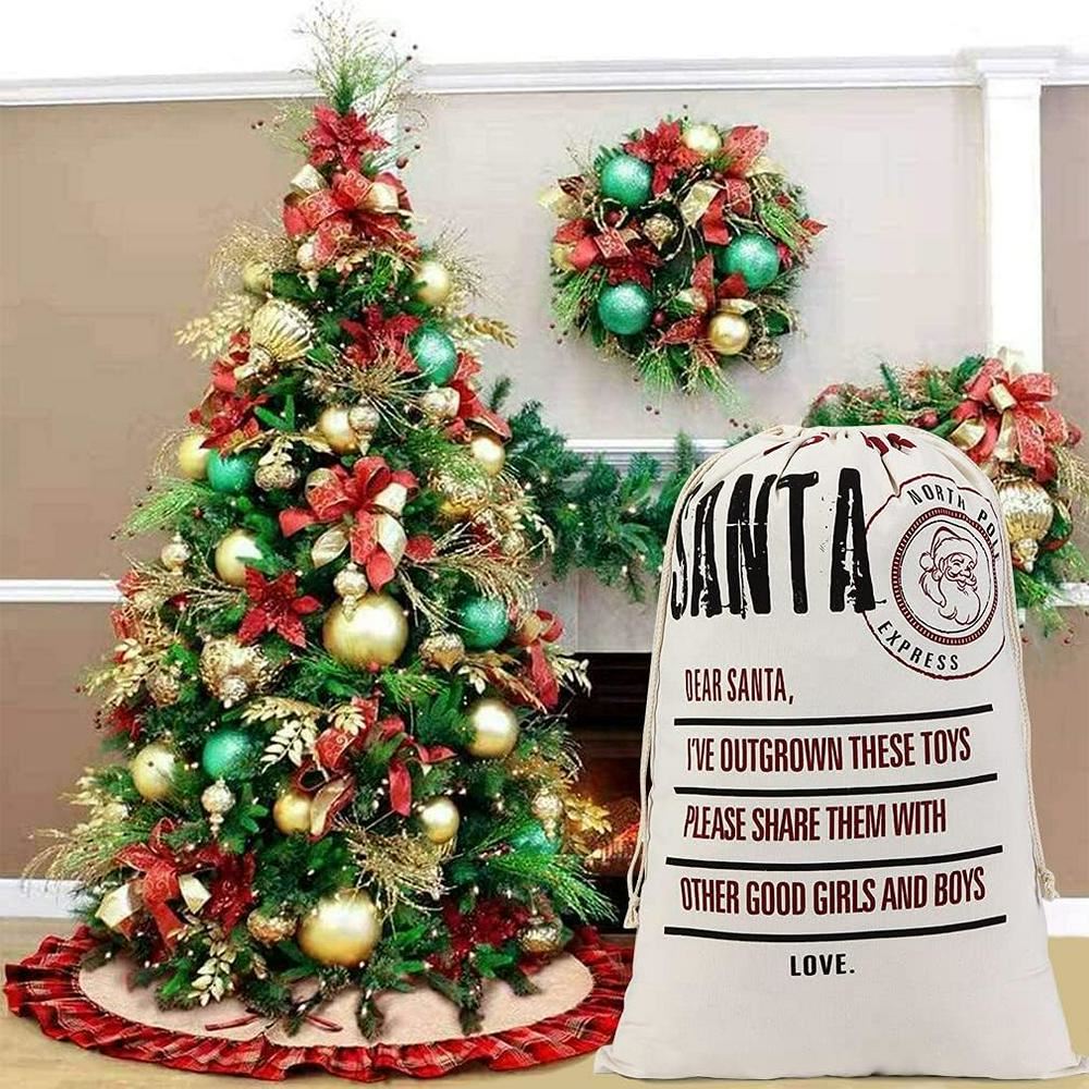 Santa North Pole Christmas Sack, Gift For Chidren, Christmas Bag Gift, Christmas Gift 2023 - Image 2