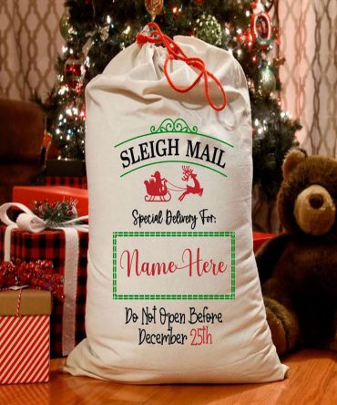 Sleigh Mail Christmas Sack, Gift For Chidren, Christmas Bag Gift, Christmas Gift 2023