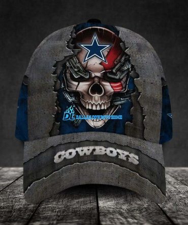 Dallas Cowboys custom 3D cap print full C004