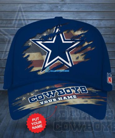 Dallas Cowboys custom 3D cap print full C006
