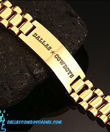 Dallas Cowboys gold bracelet
