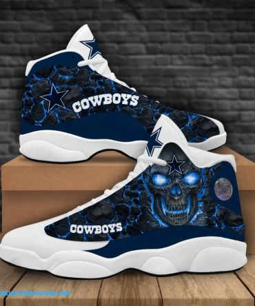 Dallas Cowboys Shoes Skull Basketball