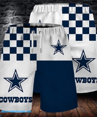 Mens Dallas Cowboys Beach Shorts