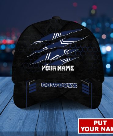 Custom Name Monster Dallas Cowboys Cap Print Full