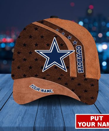 Custom Name Vintage Dallas Cowboys Cap Print Full