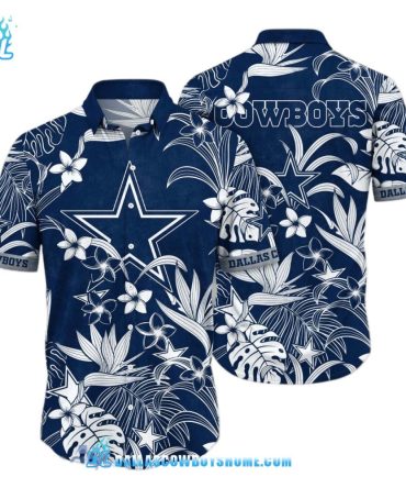 Blue Dallas Cowboys Tommy Bahama, Custom Tropical Dallas Cowboys Hawaiian Shirt, NFL Dallas Cowboys Aloha Shirt For Men and Women