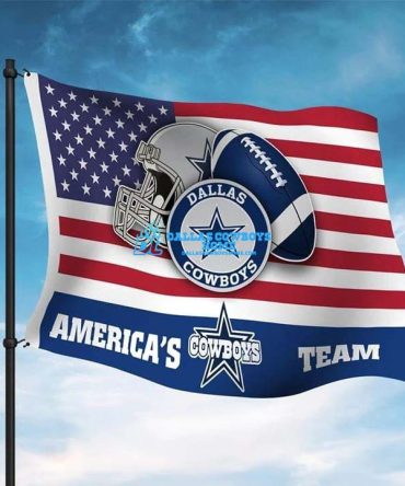 Dallas Cowboys American Flag Custom Custom Logo