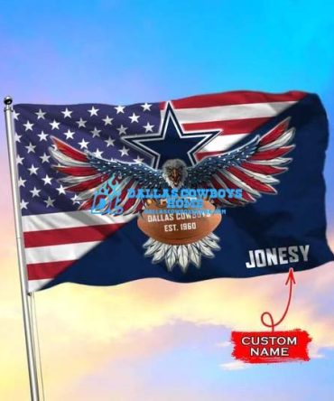 Dallas Cowboys American Flag Custom Eagle 3D