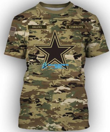 Dallas Cowboys Camo T Shirts