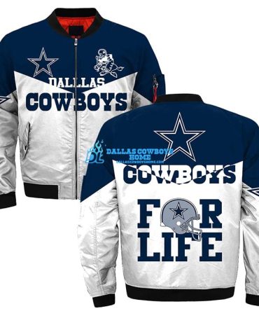 Dallas Cowboys Custom 3D Print Full Bomber Jacket