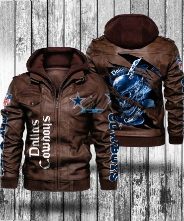 Dallas Cowboys Faux Leather Jacket