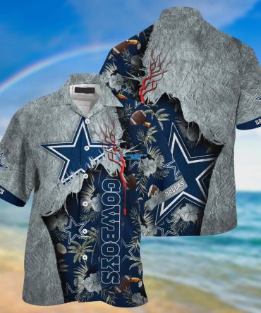 Dallas Cowboys Hawaiian shirt 0001220005 Design by Dallas Cowboys Home