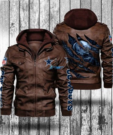 Dallas Cowboys Leather Jacket Authentic
