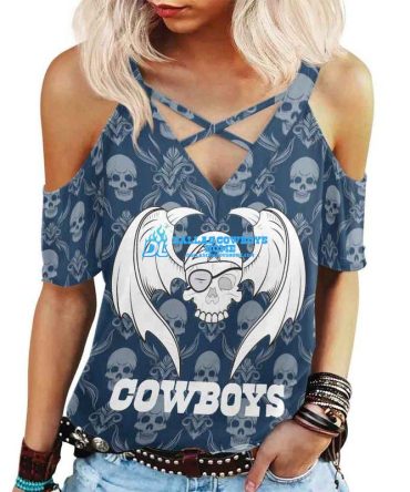 Dallas Cowboys Shoulder T-Shirt DCH006