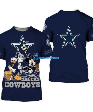 Dallas Cowboys cartoon friends custom t shirt