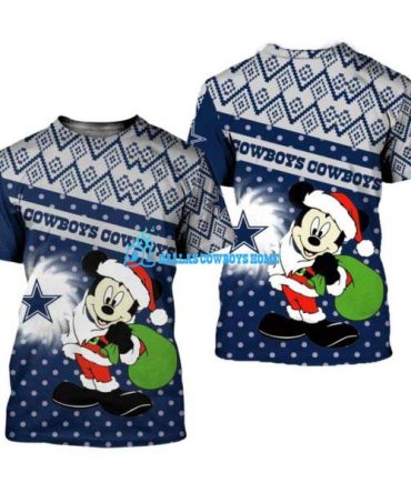 Dallas Cowboys christmas t shirt