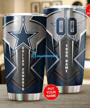 Dallas Cowboys custom racing tumbler