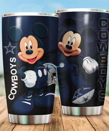 Dallas Cowboys custum Mickey tumbler print 3D