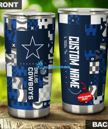 Dallas Cowboys epoxy tumbler
