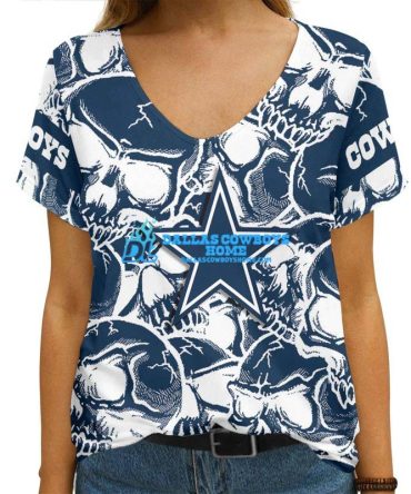 Dallas Cowboys round neck T-shirt custom 3d DCH002