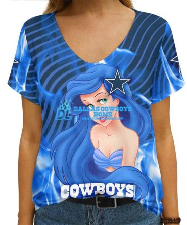 Dallas Cowboys round neck T-shirt custom 3d DCH013