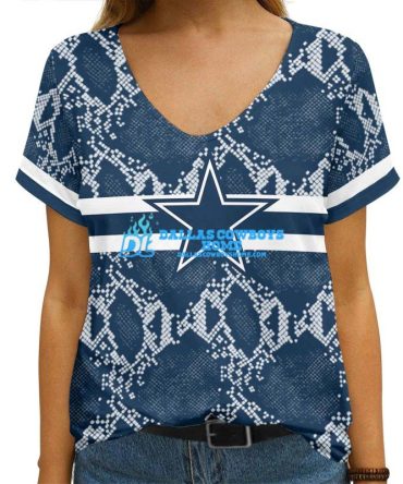 Dallas Cowboys round neck T-shirt custom 3d DCH014