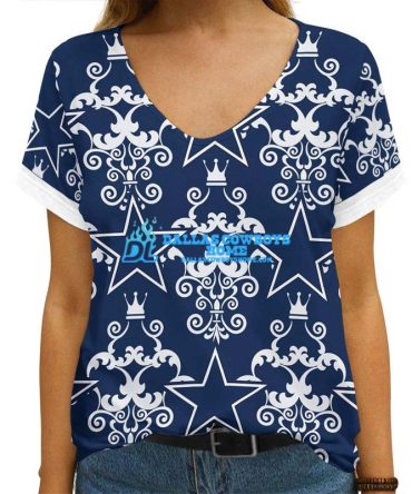 Dallas Cowboys round neck T-shirt custom 3d DCH016