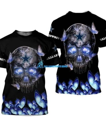Dallas Cowboys skull t shirt