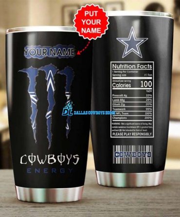 Dallas Cowboys tumbler black