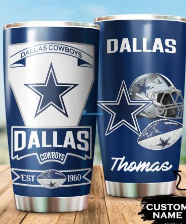 Dallas Cowboys wine tumbler