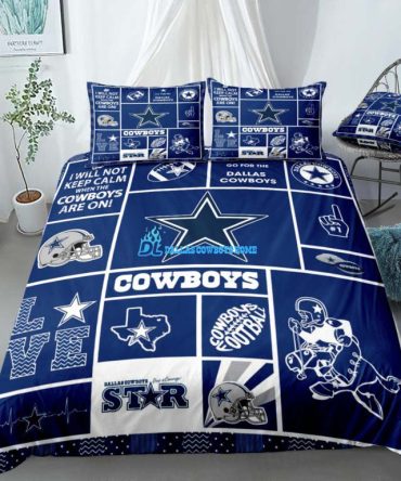 Dallas Cowboys custom print full 3D bedding set B003