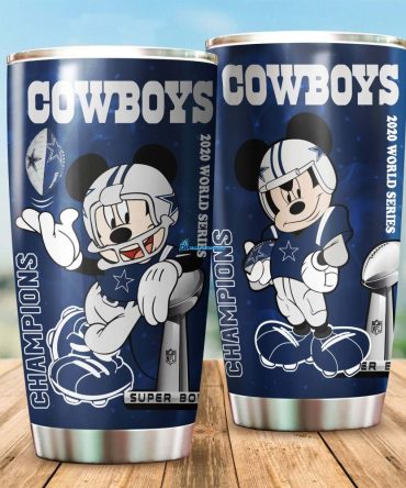 Mickey Mouse love Dallas Cowboys print full tumbler