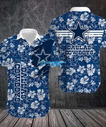 Dallas Cowboys Custom Aloha shirt print full N0126