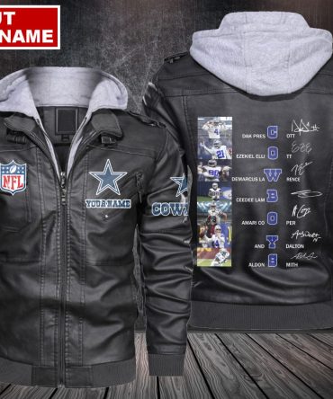 Custom Team Dallas Cowboys Leather Jacket For Fan