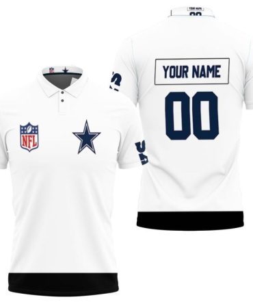 Personalized Dallas Cowboys Shirts, Custom Dallas Cowboys Polo Shirts, NFL Dallas Cowboys Sleeve Polo